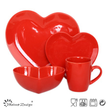 Romantische Liebe Herz Keramik Tabelware Set